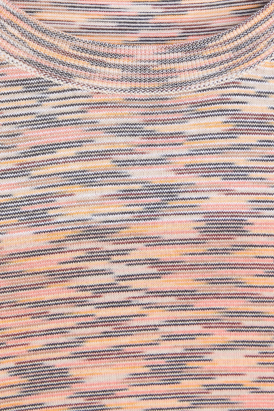 MISSONI SPACE-DYED COTTON T-SHIRT
