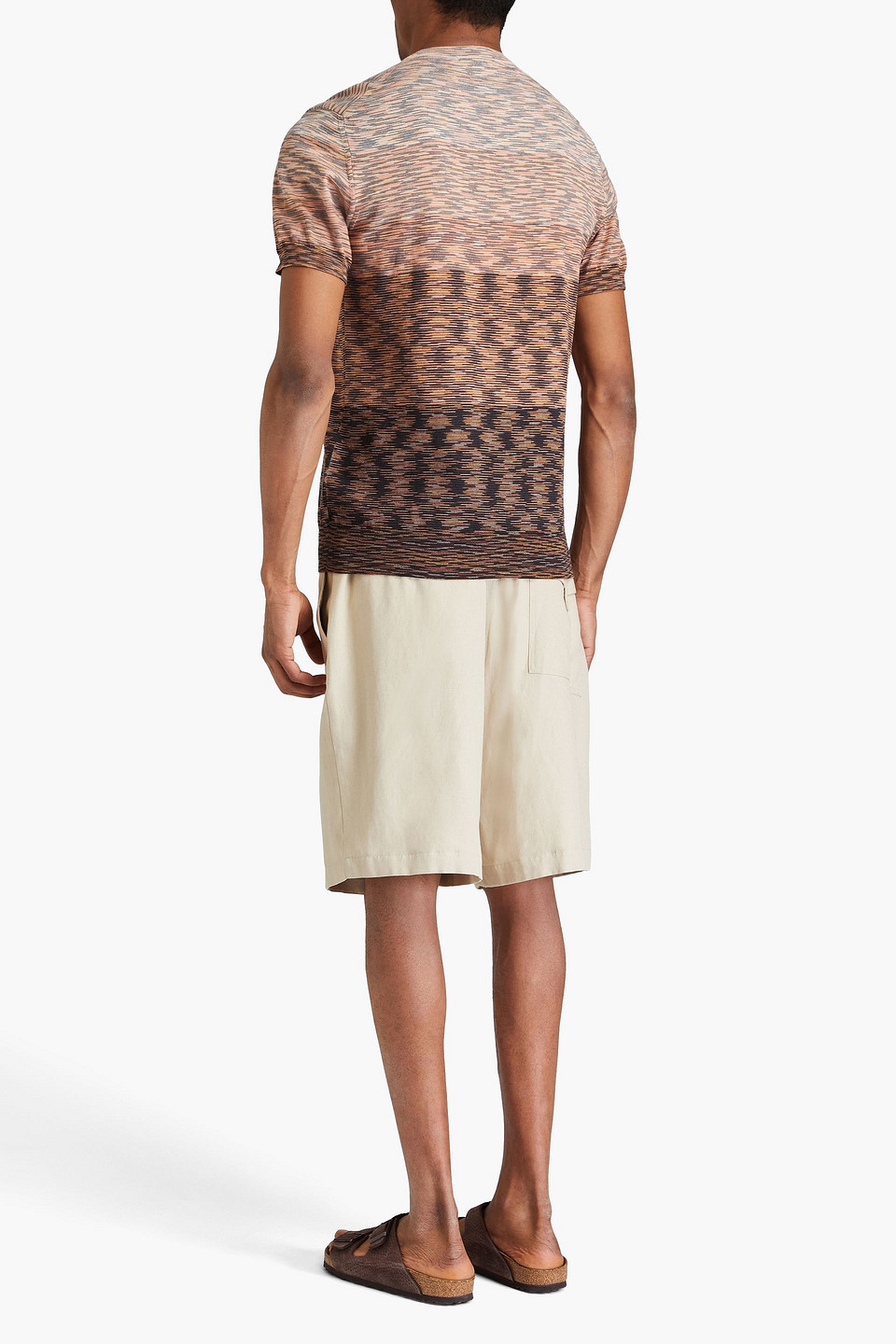 MISSONI SPACE-DYED COTTON T-SHIRT