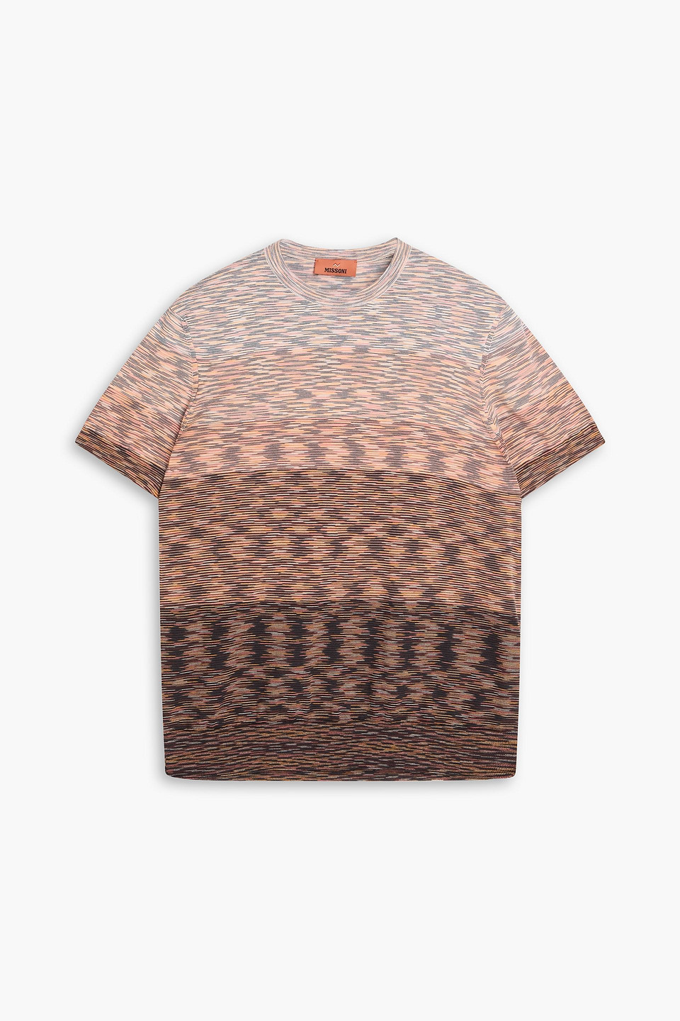 MISSONI SPACE-DYED COTTON T-SHIRT