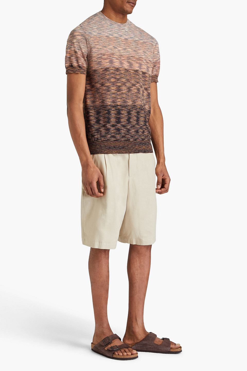 MISSONI SPACE-DYED COTTON T-SHIRT