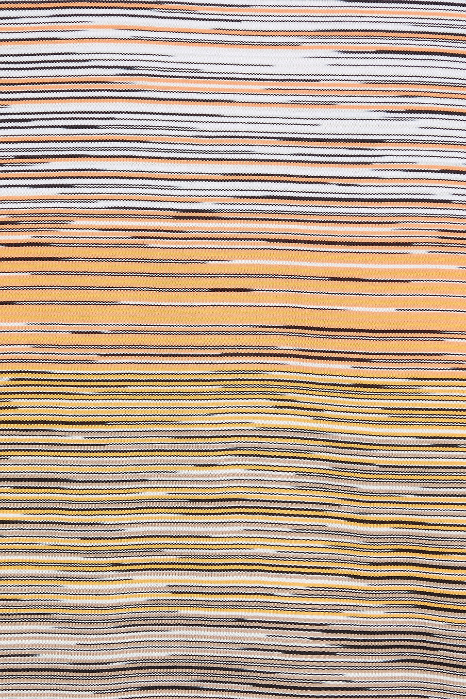 Missoni Slub Cotton Jersey T-shirt In Multicolor In Orange