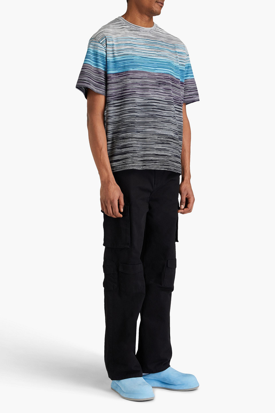 MISSONI SPACE-DYED COTTON-JERSEY T-SHIRT