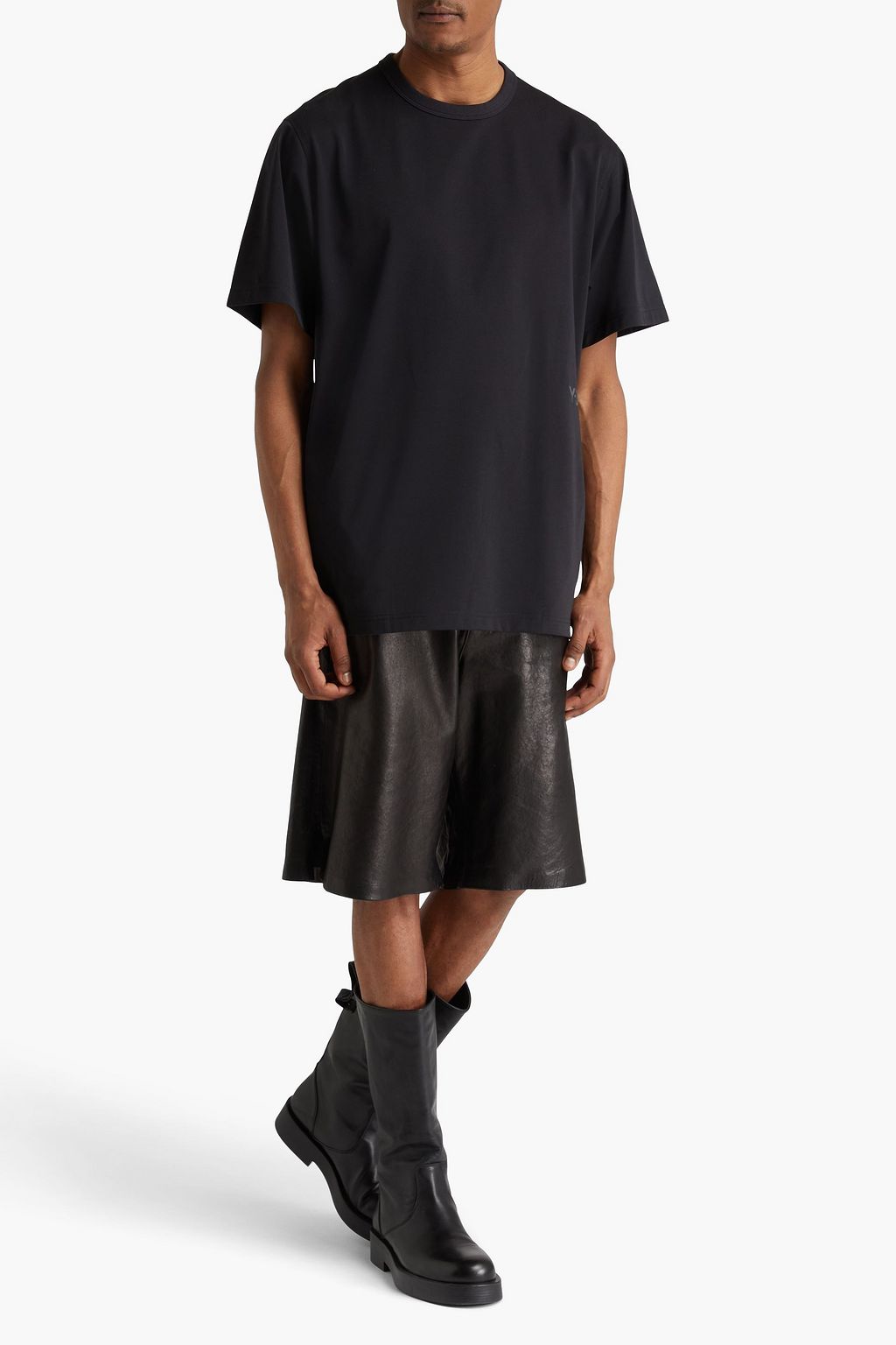 Y-3 Cotton-blend jersey T-shirt