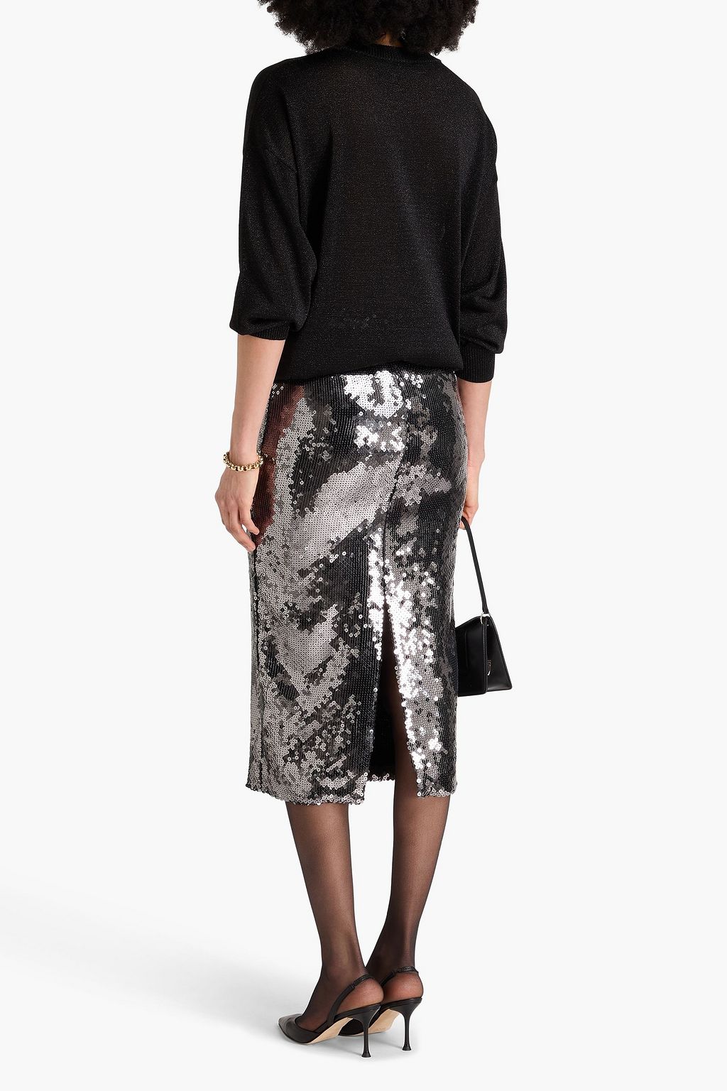 MISSONI Metallic knitted sweater