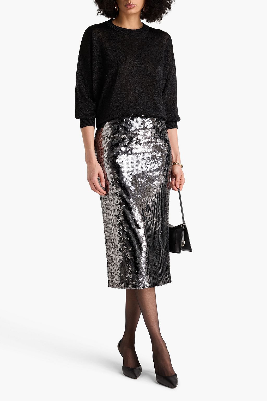 MISSONI Metallic knitted sweater