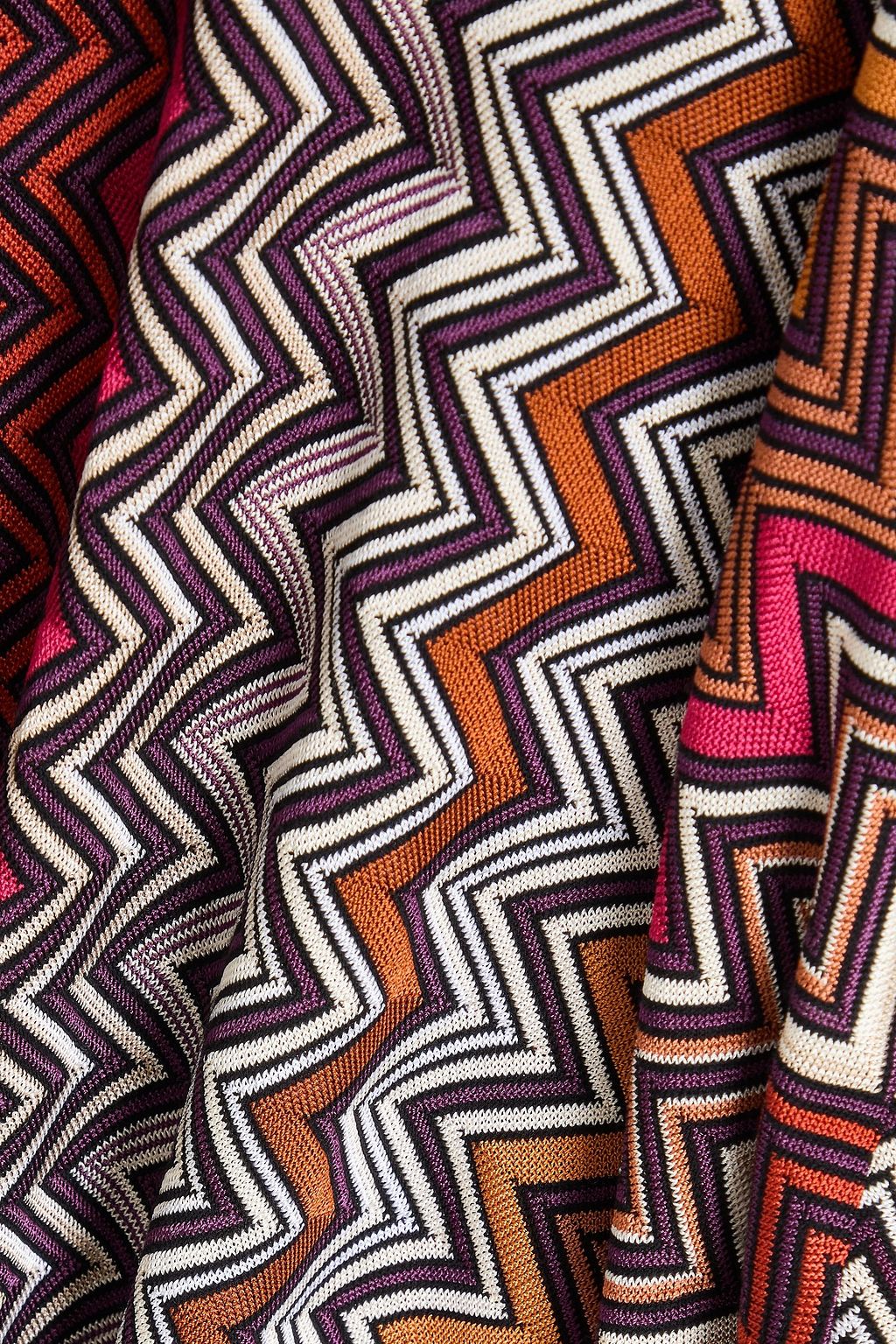 MISSONI Crochet-knit turtleneck sweater