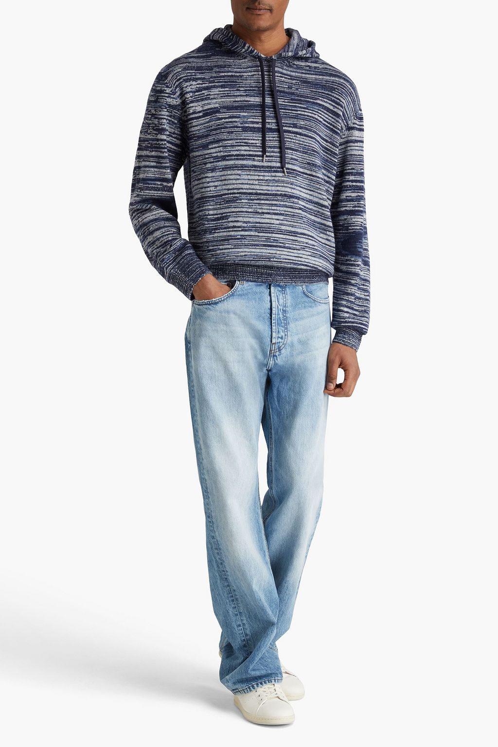 MISSONI Space-dyed cashmere hoodie