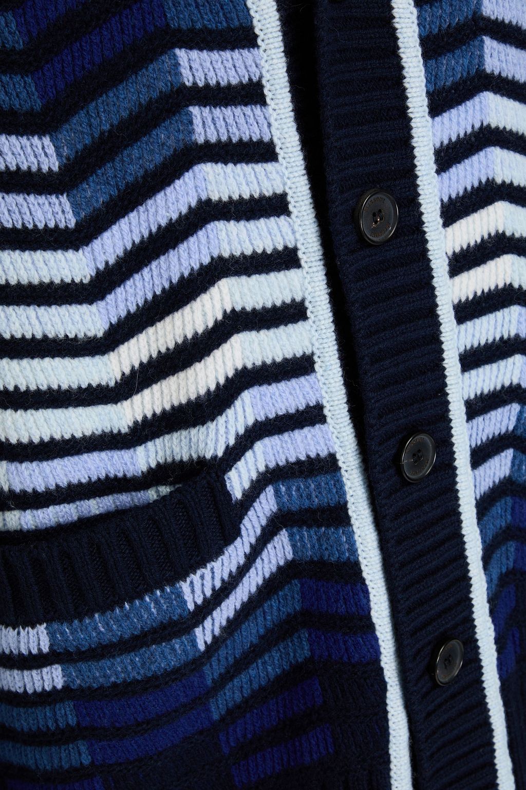 MISSONI كارديغان من الصوف بحبكة الجاكار
