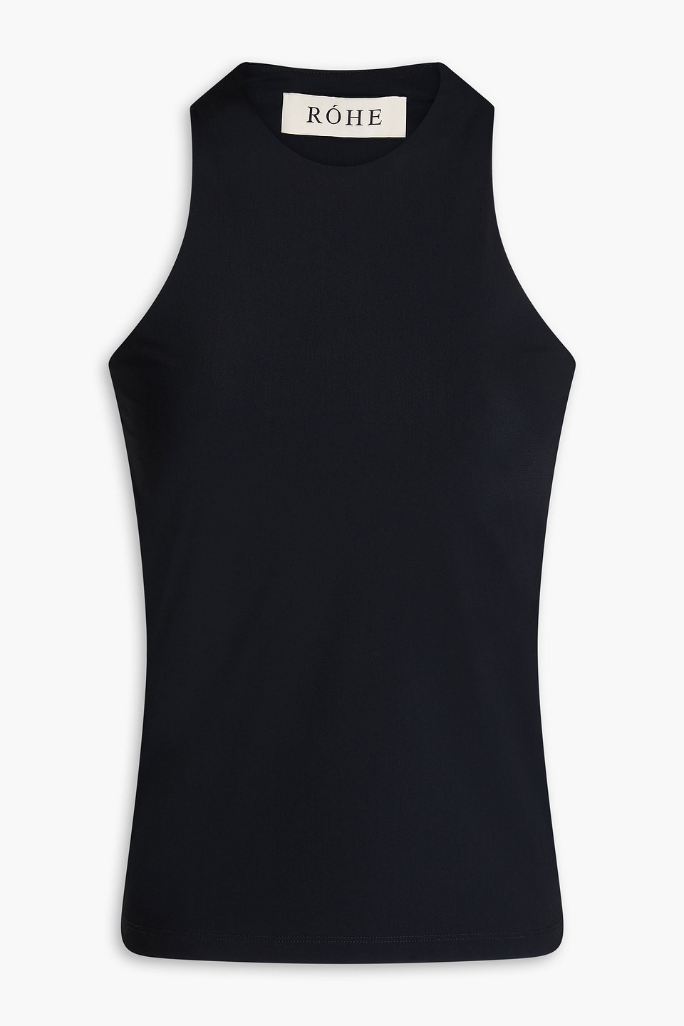 Rohe Jersey Tank In Schwarz