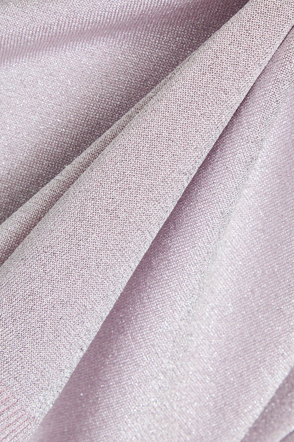 MISSONI كنزة رياضية محبوكة بلون معدني