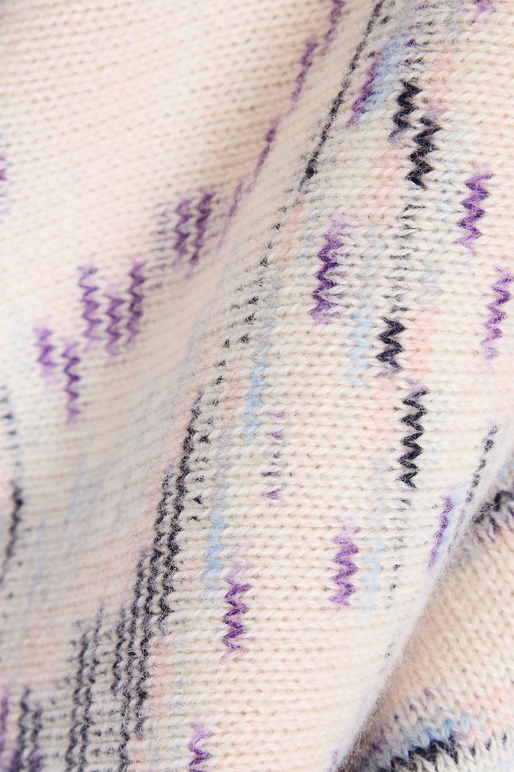 MISSONI カシミヤ タートルネックセーター スペースダイ