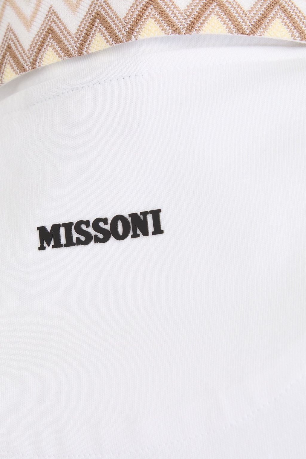 MISSONI 코튼 저지 폴로 셔츠