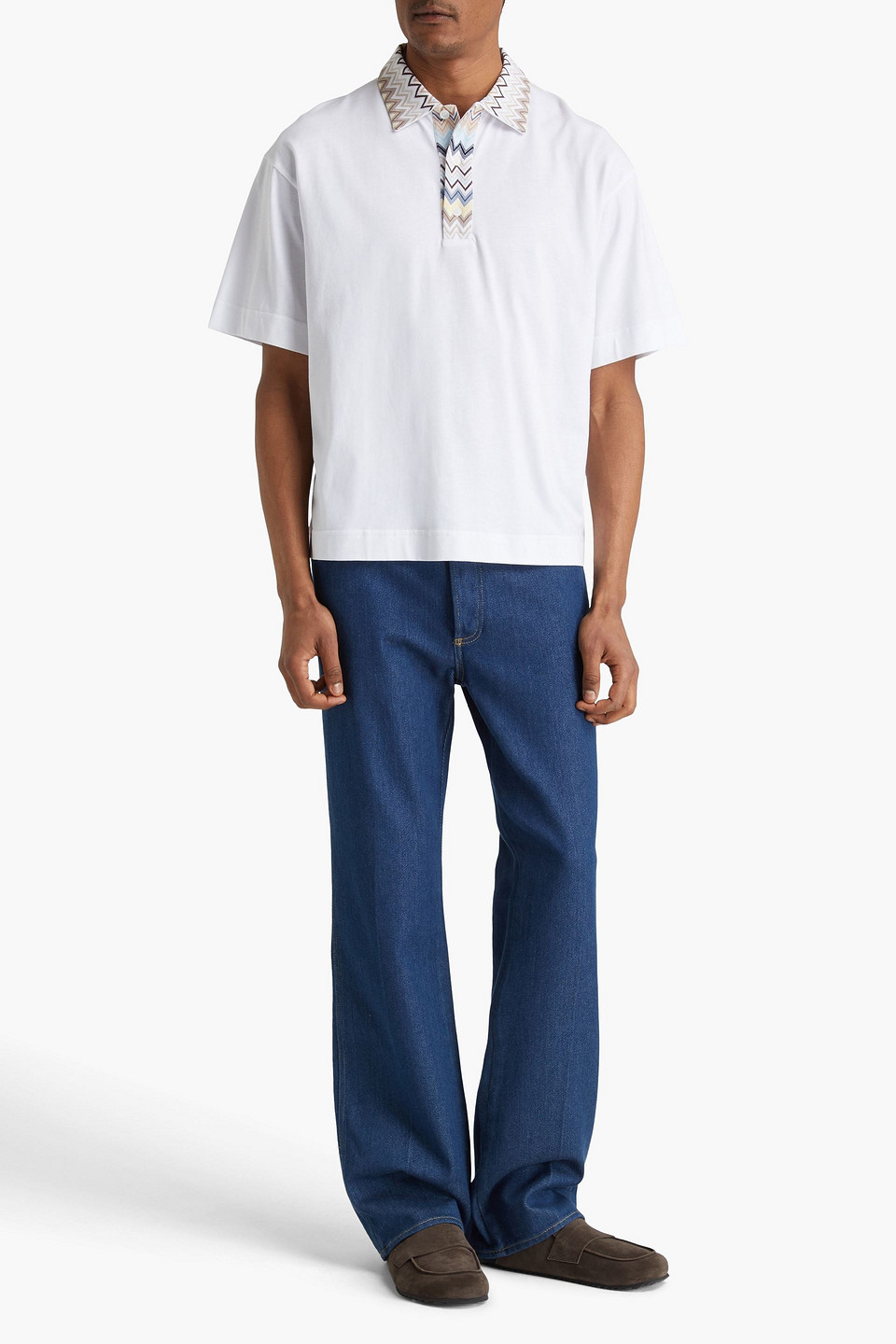 MISSONI COTTON-JERSEY POLO SHIRT