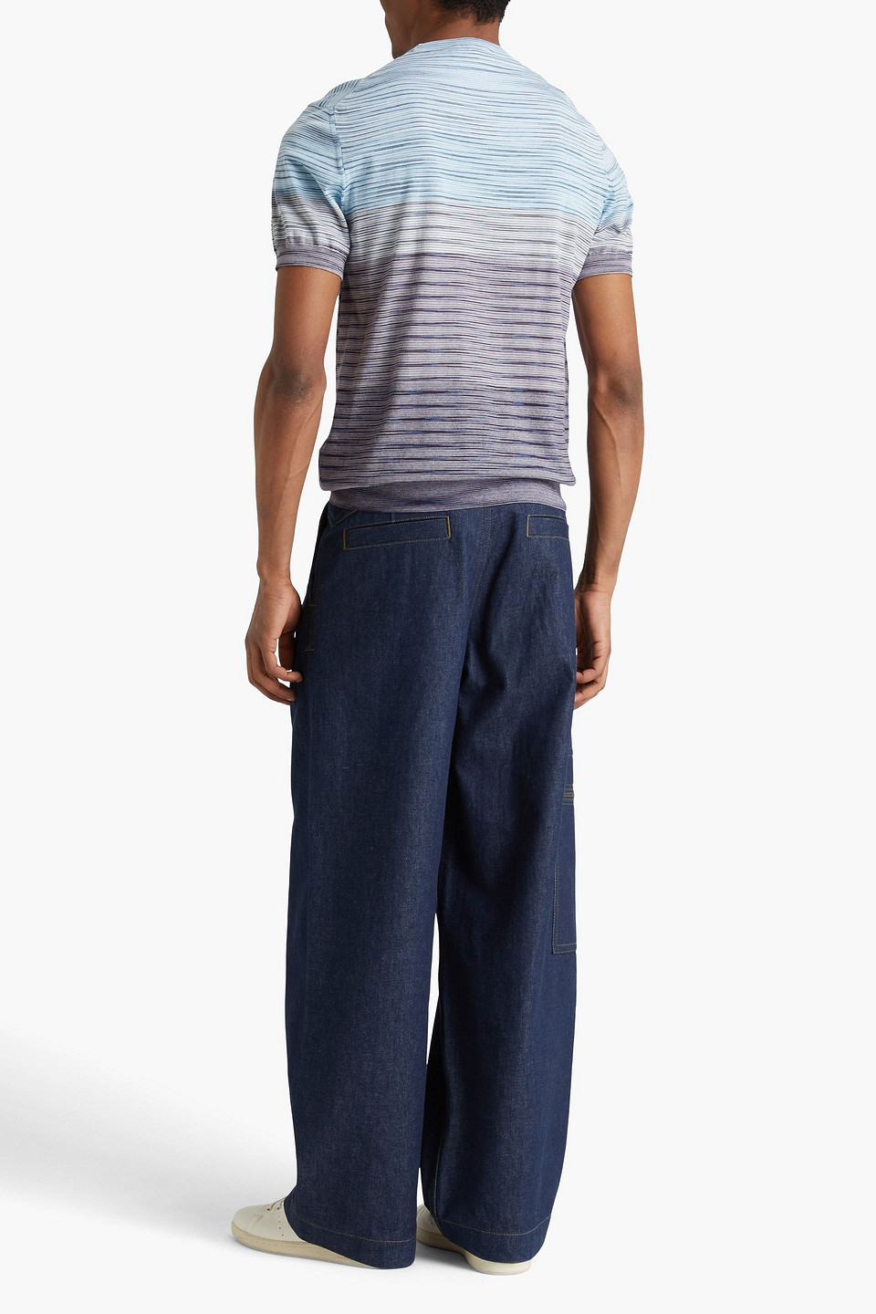 MISSONI SPACE-DYED COTTON T-SHIRT