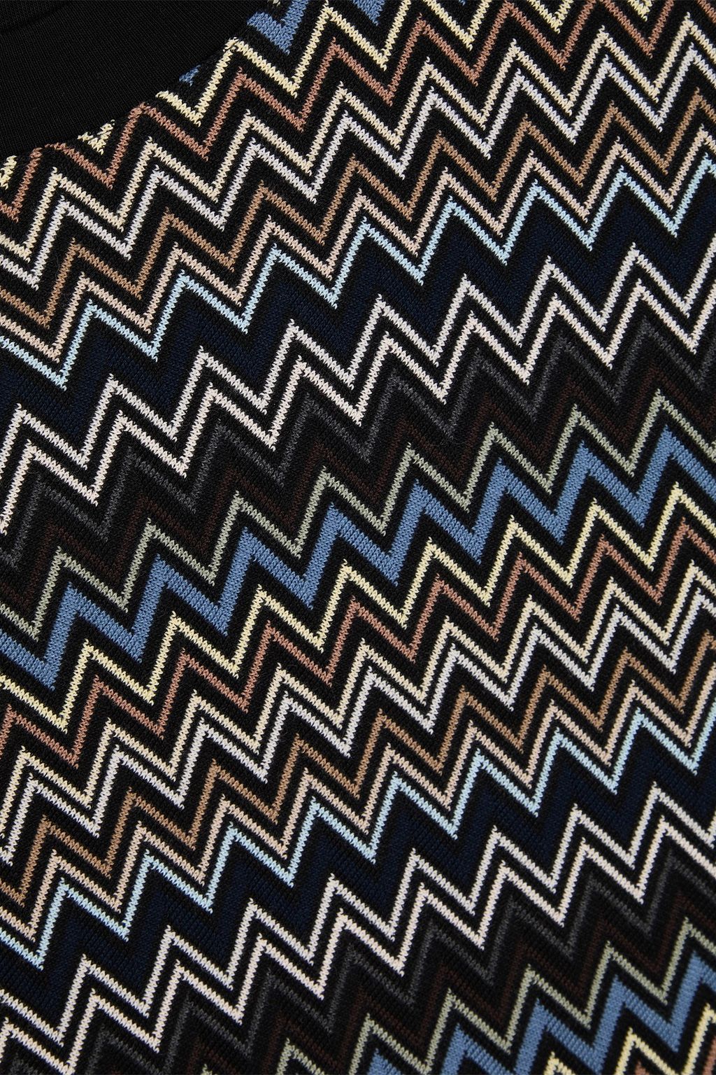 MISSONI تي شيرت من القطن بحبكة كروشيه