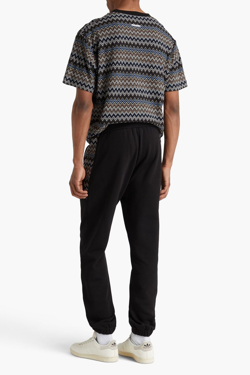 MISSONI بنطال رياضي من القطن والصوف الناعم