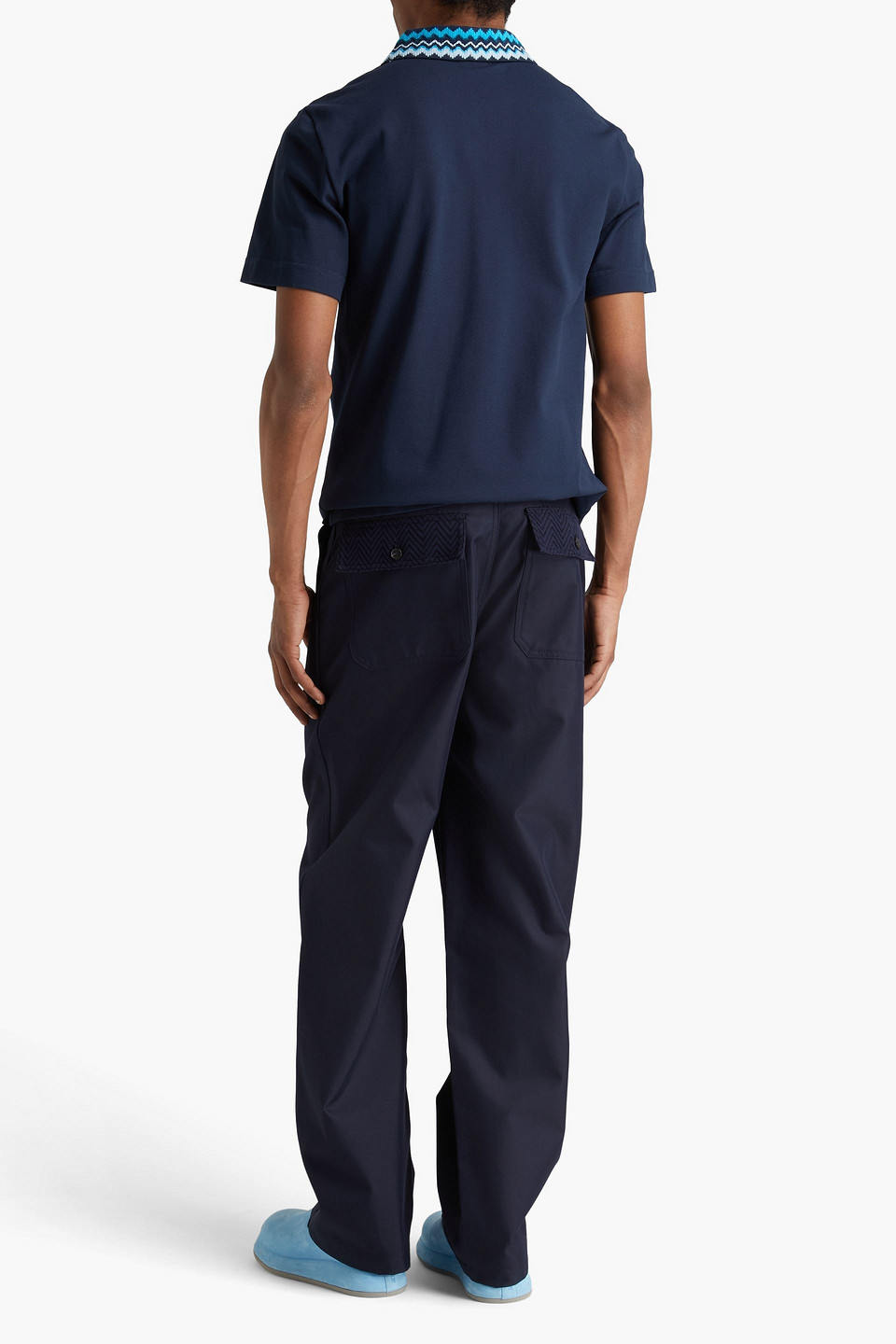 MISSONI COTTON-BLEND DRILL CARGO PANTS