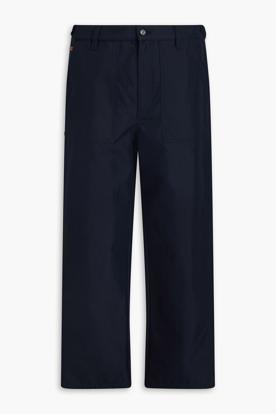 Missoni Cotton-blend Drill Cargo Trousers In Navy