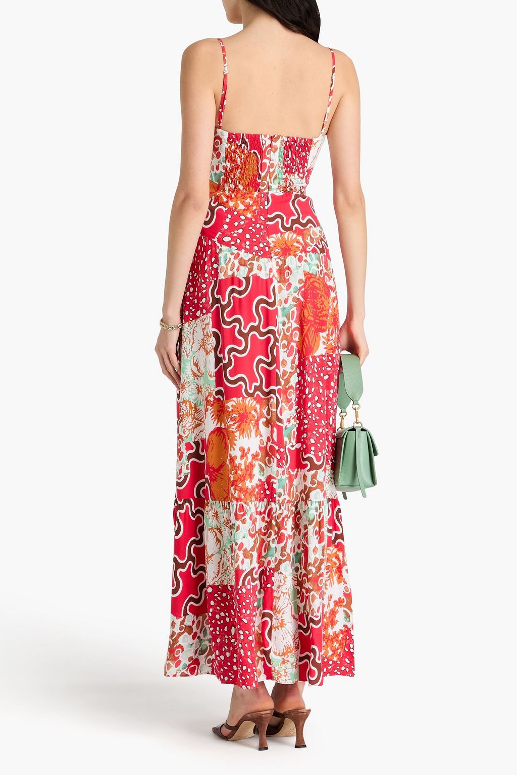DIANE VON FURSTENBERG Etta printed woven maxi dress