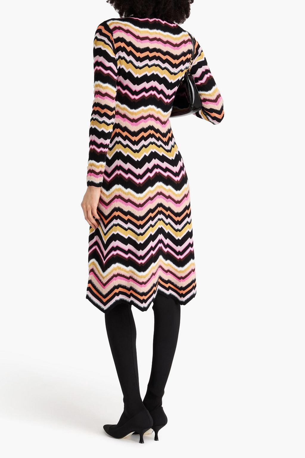 MISSONI فستان بحبكة إنتارسيا بياقة عالية