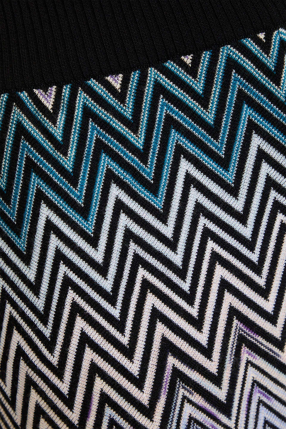 Missoni Crochet-knit Wool Flared Pants In Bunt