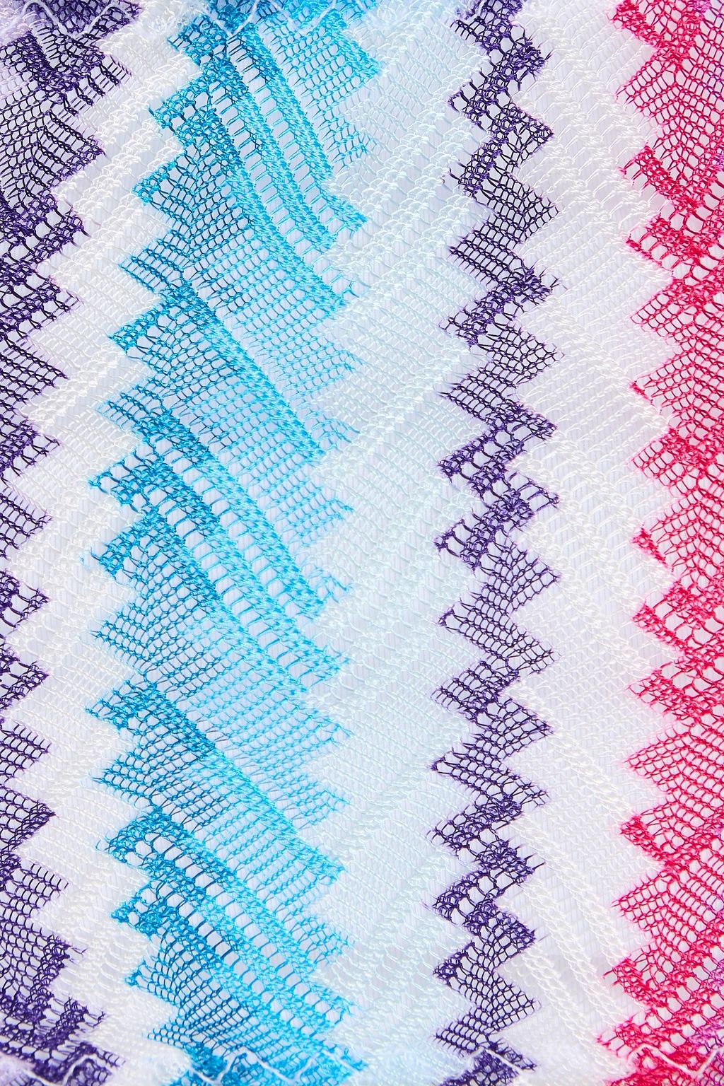 MISSONI بيكيني مصنوع من نسيج بحبكة كروشيه بكتف واحد