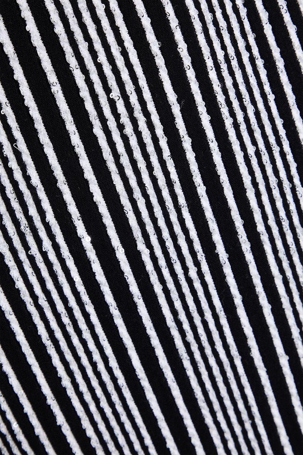 MISSONI فستان طويل مخطط بحبكة مضلّعة ومزركش
