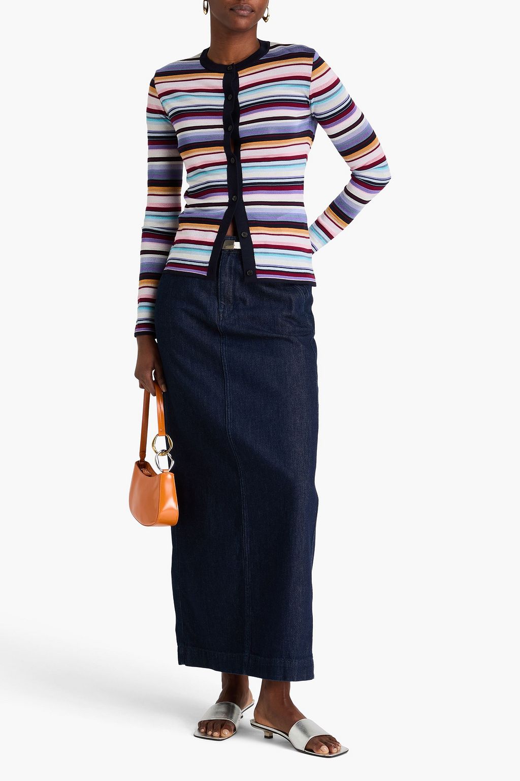 MISSONI كارديغان من مزيج الصوف المخطط
