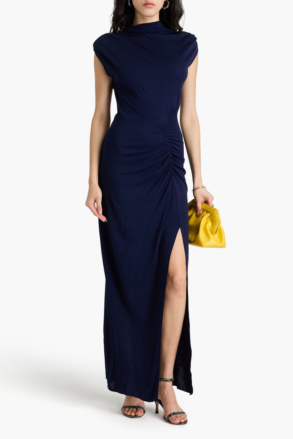 DIANE VON FURSTENBERG Apollo draped jersey maxi dress