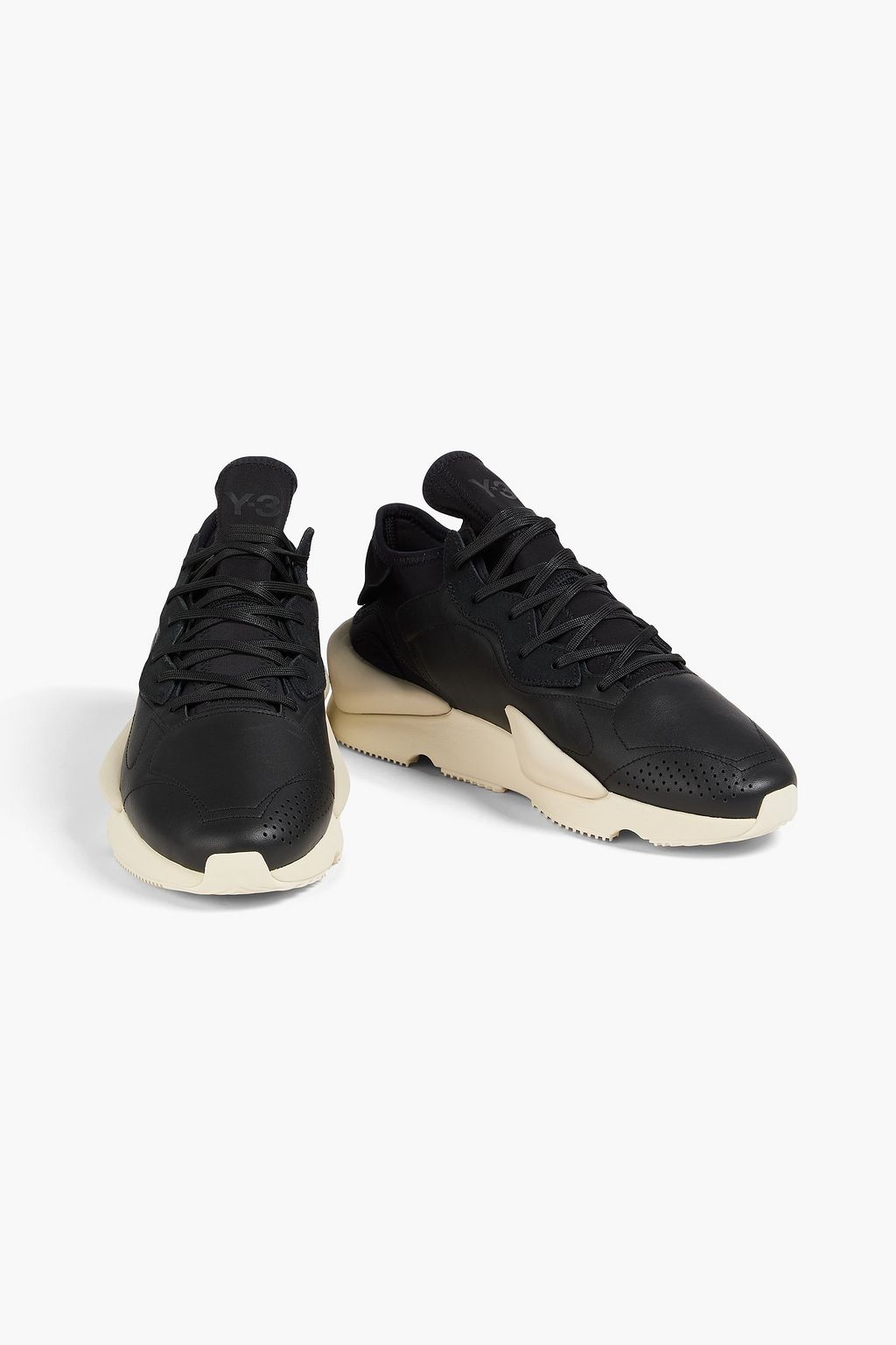Y-3 Kaiwa leather sneakers