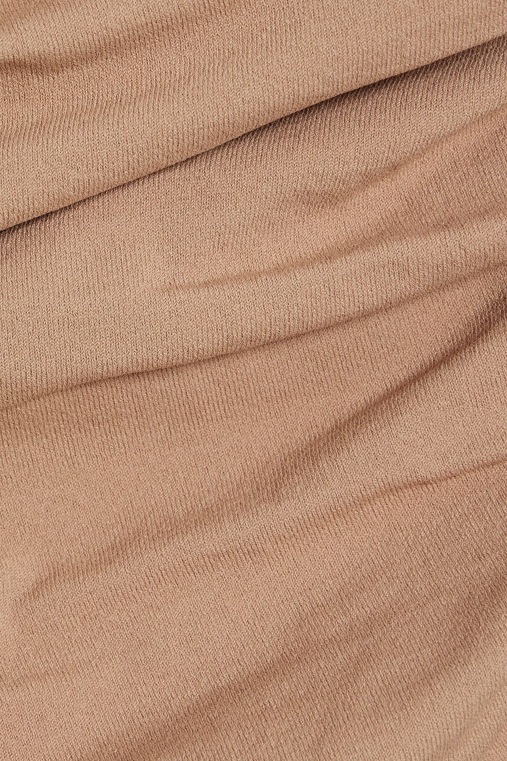 KHAITE Tala ruched stretch-jersey top