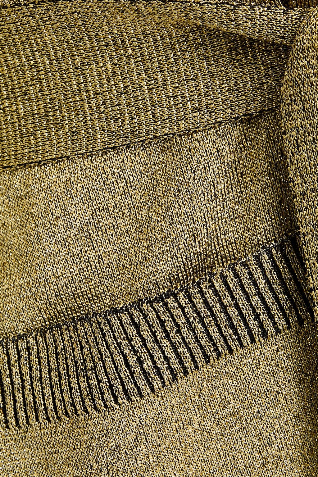 MISSONI كارديغان محبوك بلون معدني