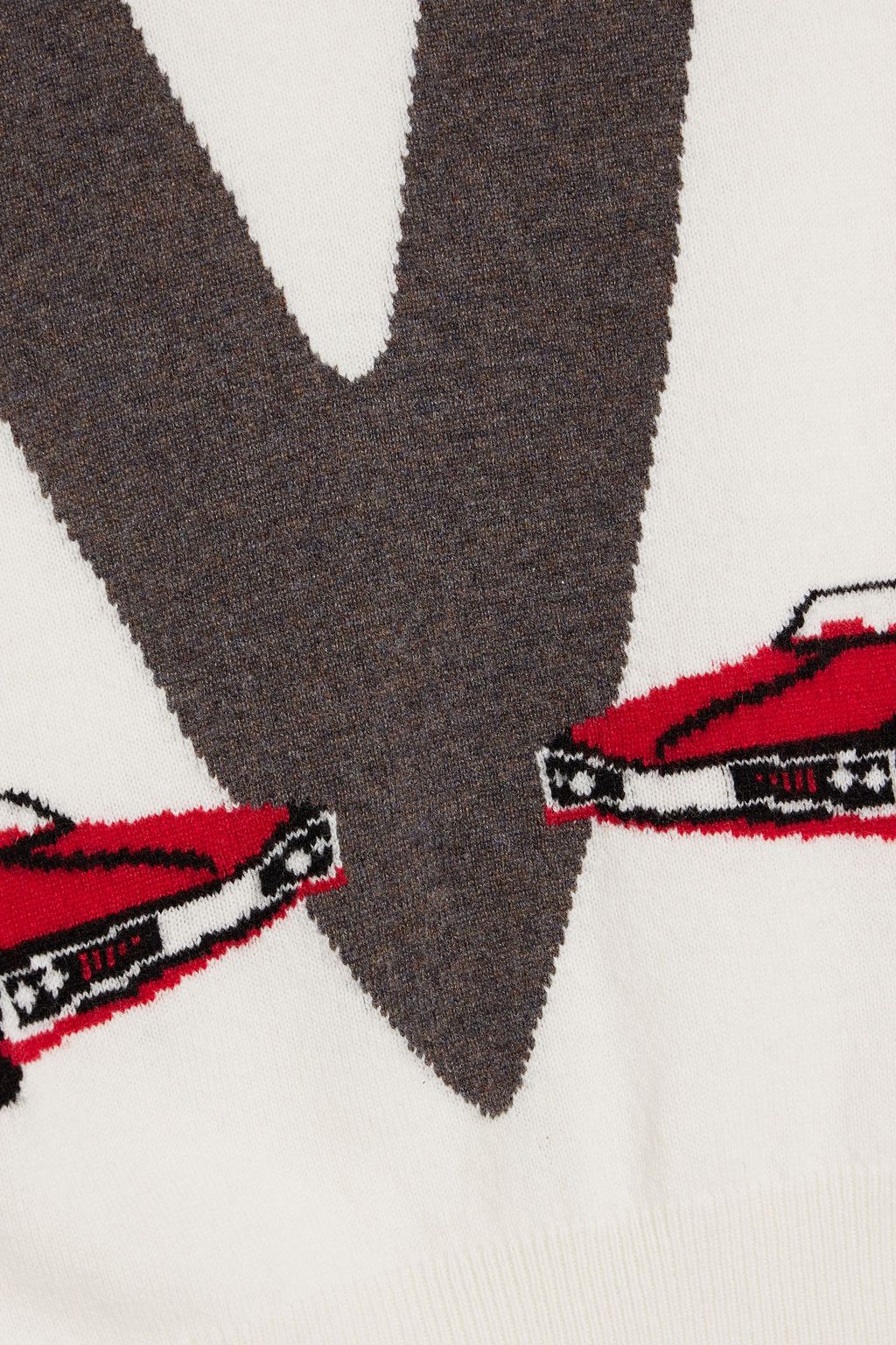 KHAITE Mavis intarsia cashmere sweater