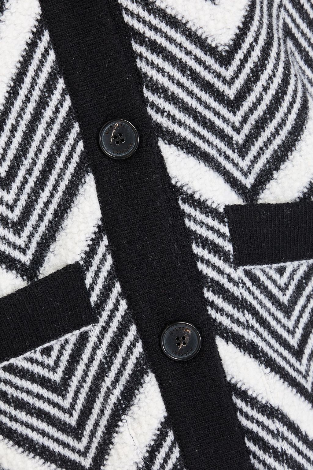 MISSONI Bouclé-knit wool cardigan