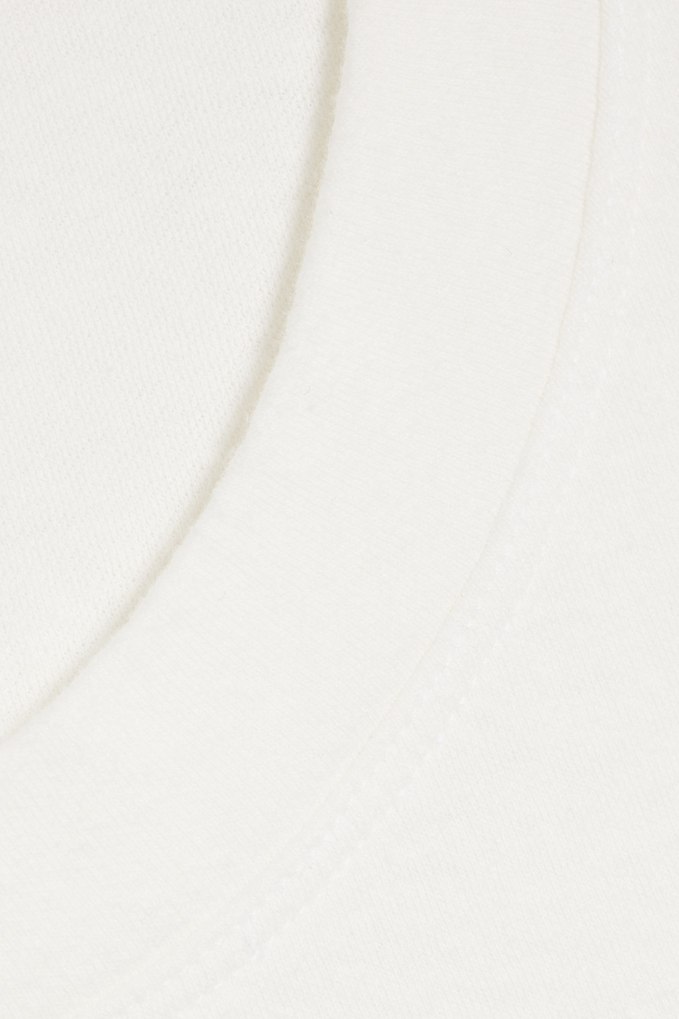 Shop Proenza Schouler French Cotton-blend Terry T-shirt In White
