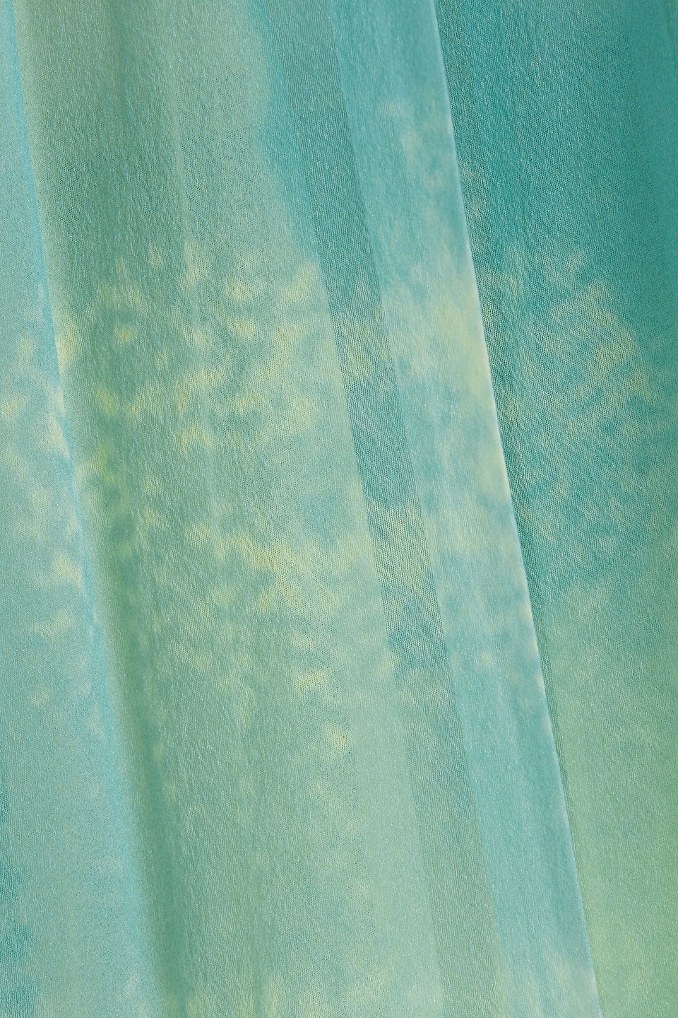 Proenza Schouler Pleated Printed Chiffon Skirt In Light Green