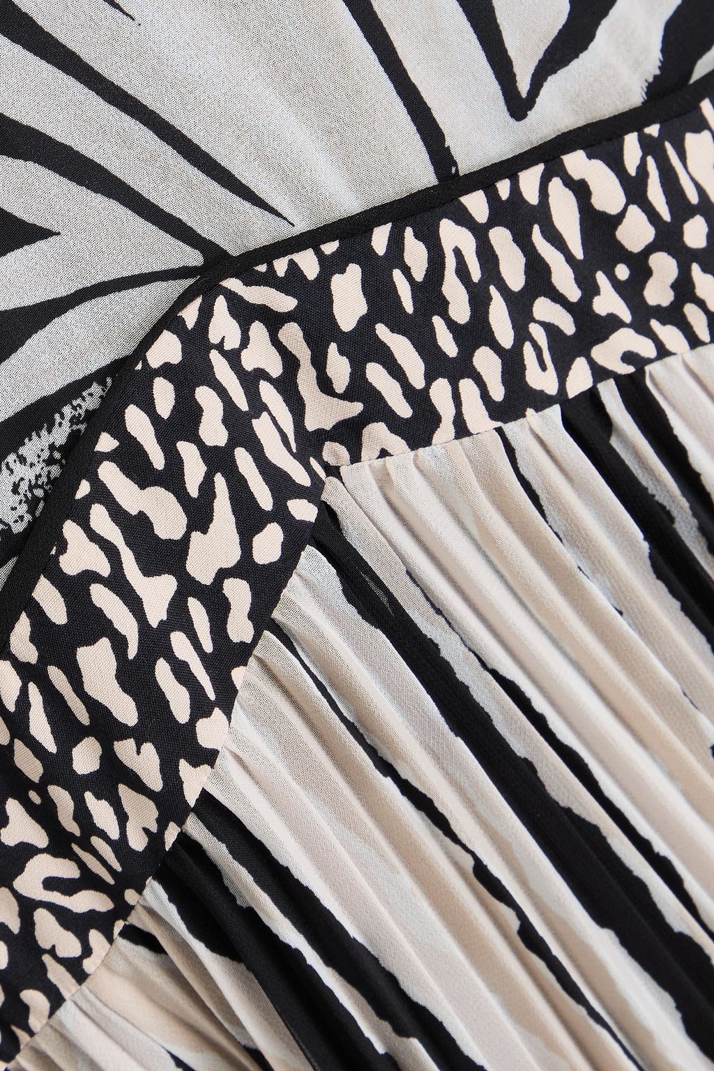 DIANE VON FURSTENBERG 프린트 시폰 맥시 드레스