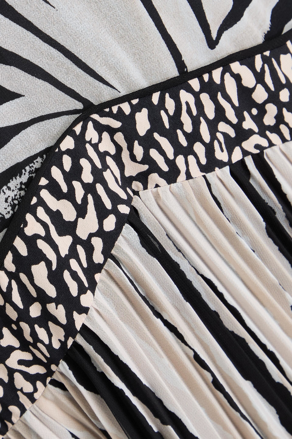 Diane Von Furstenberg Lissie Printed Chiffon Maxi Dress