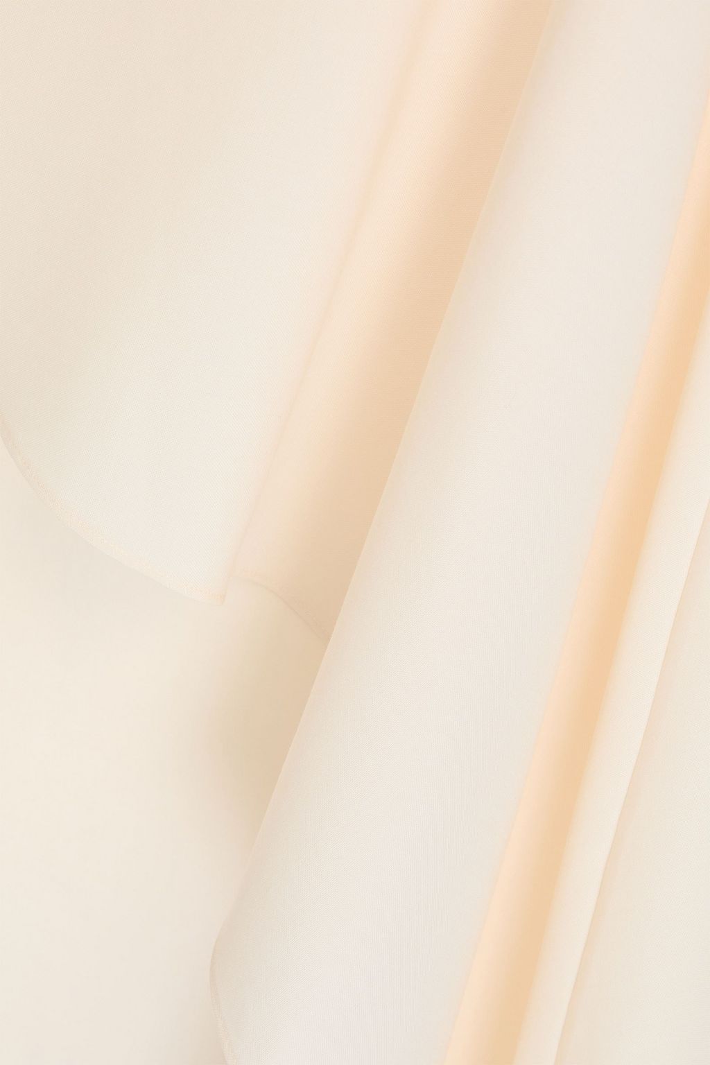 RÓHE Asymmetric wool-blend crepe top