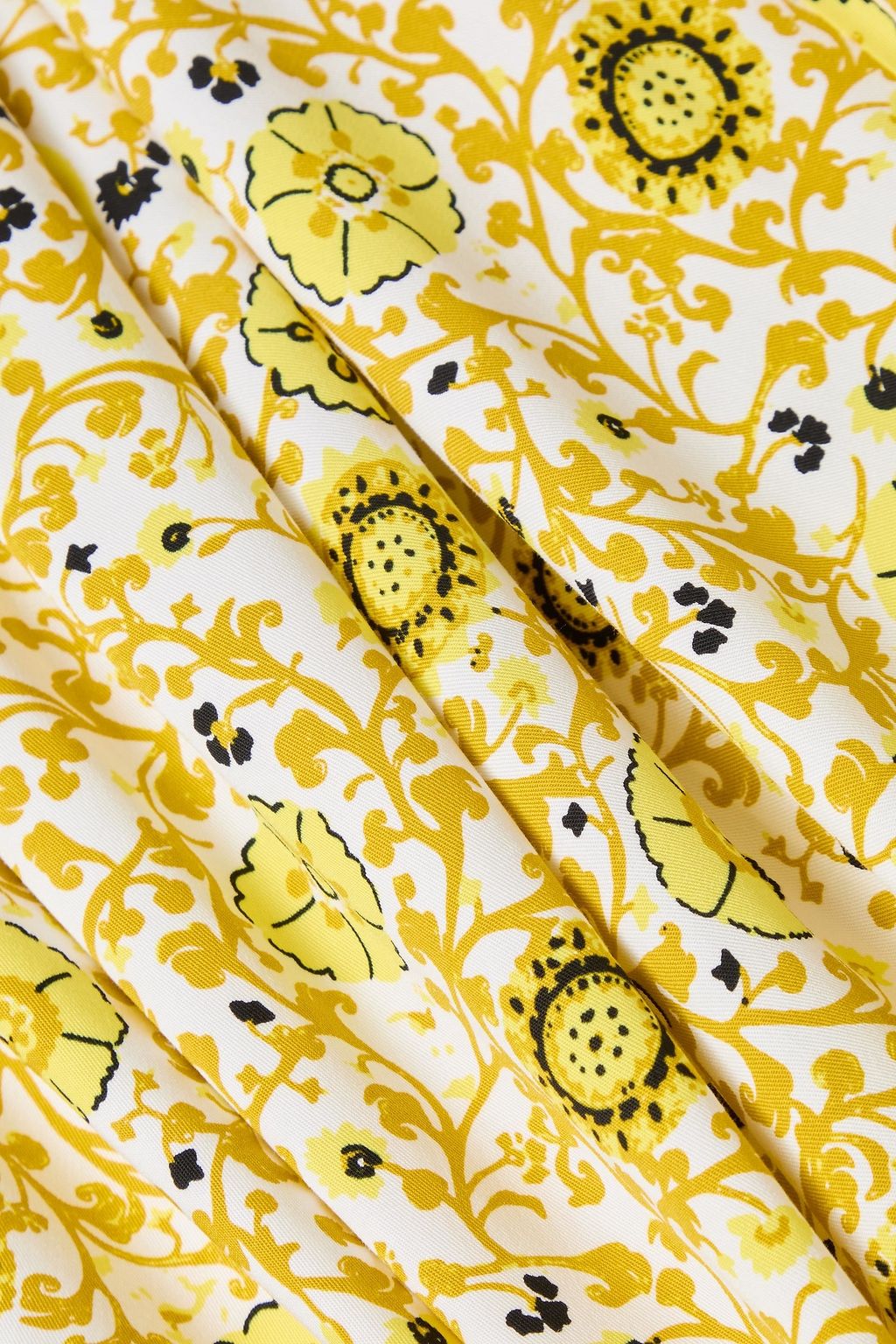DIANE VON FURSTENBERG ツイル ミニワンピース カットアウト プリント入り