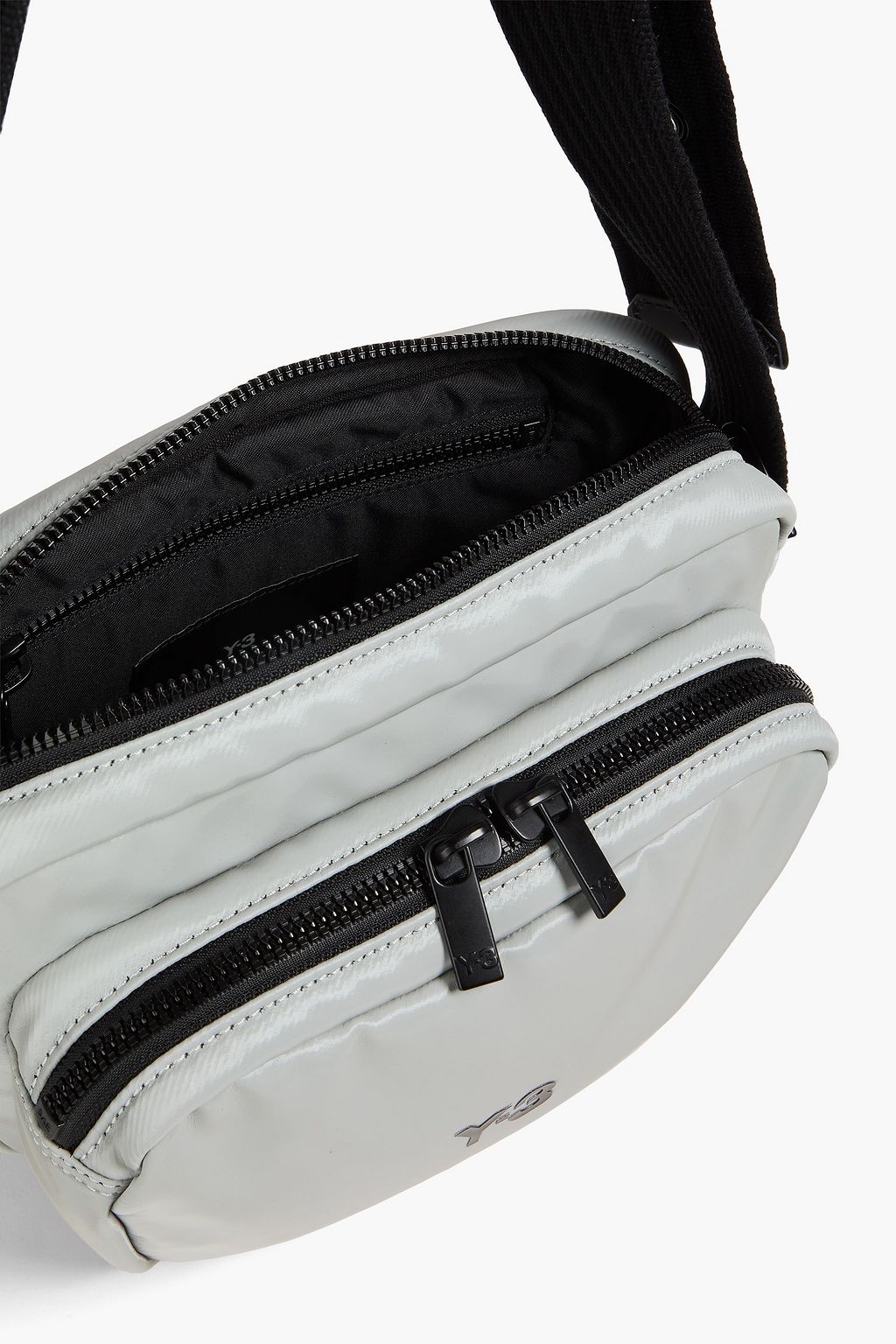 Y-3 Printed coated-canvas messenger bag