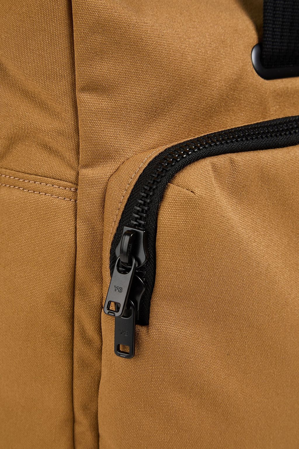 Y-3 Embroidered canvas duffle bag