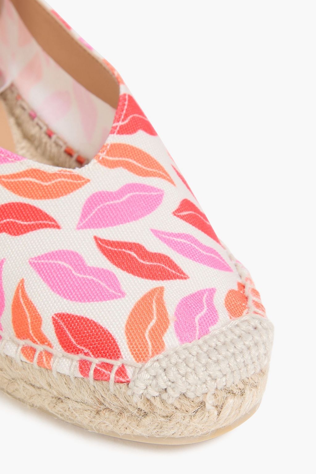 DIANE VON FURSTENBERG X CASTAÑER Printed canvas espadrilles