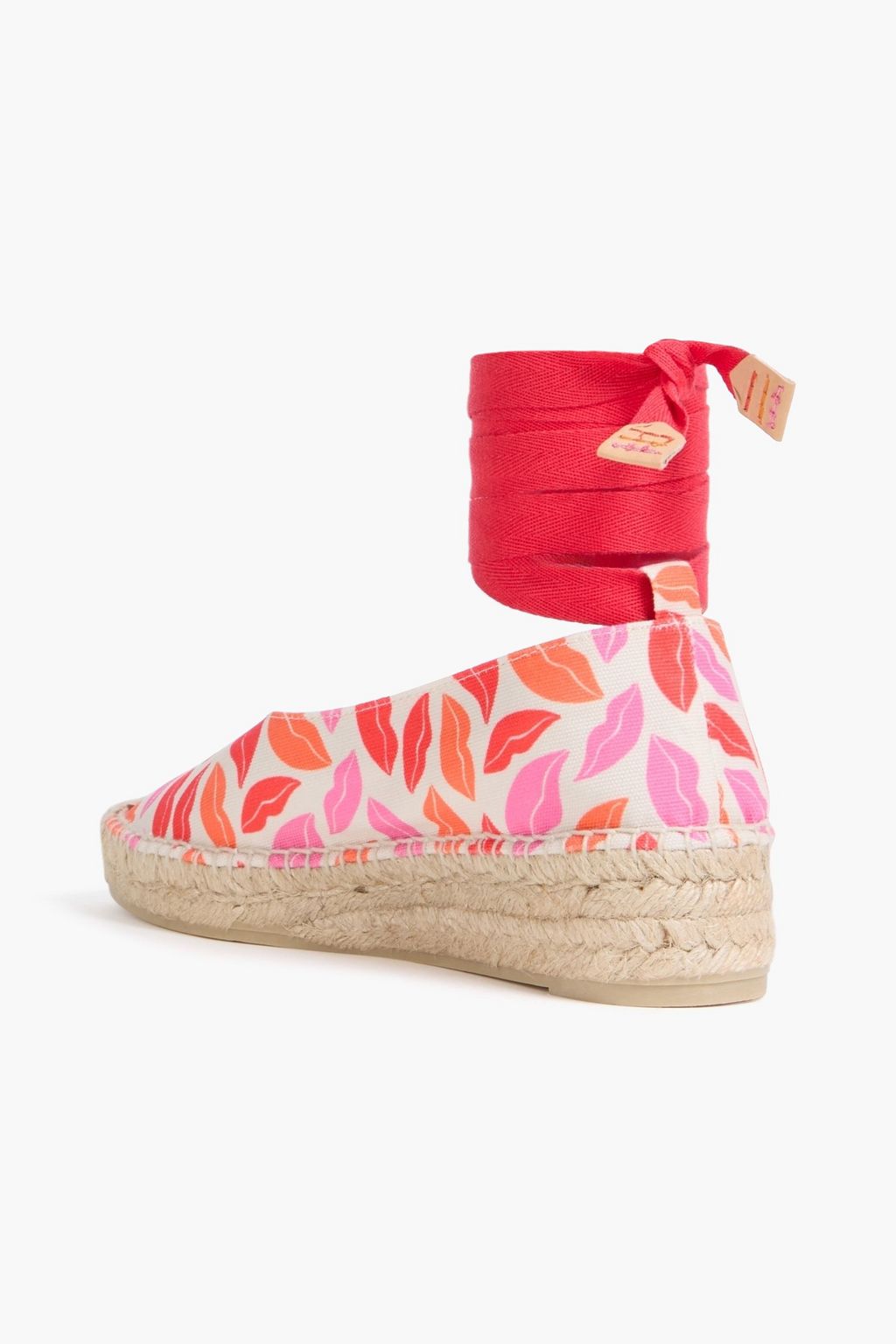 DIANE VON FURSTENBERG X CASTAÑER Printed canvas espadrilles