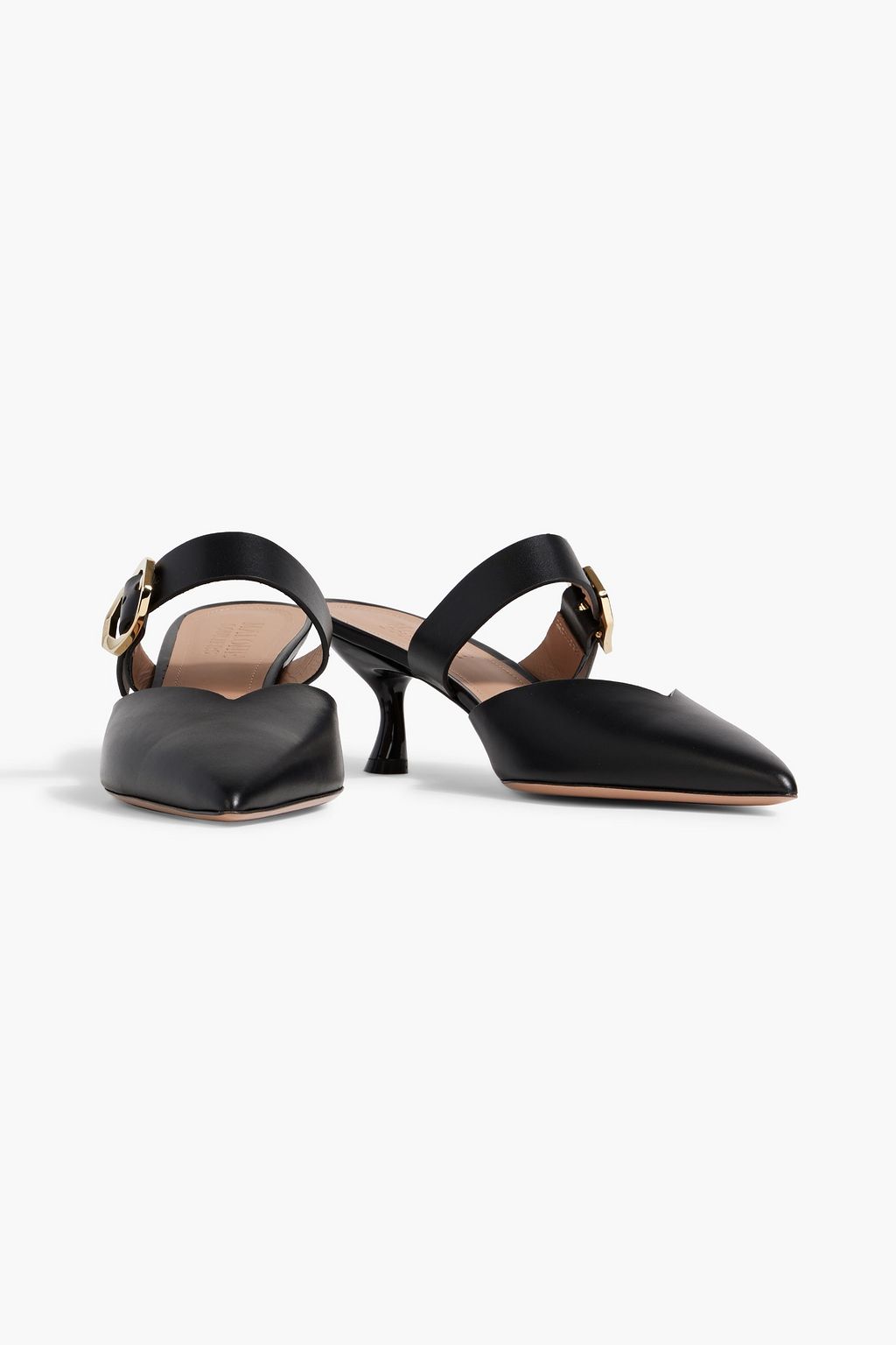 MALONE SOULIERS Phoenix 45 buckled leather mules
