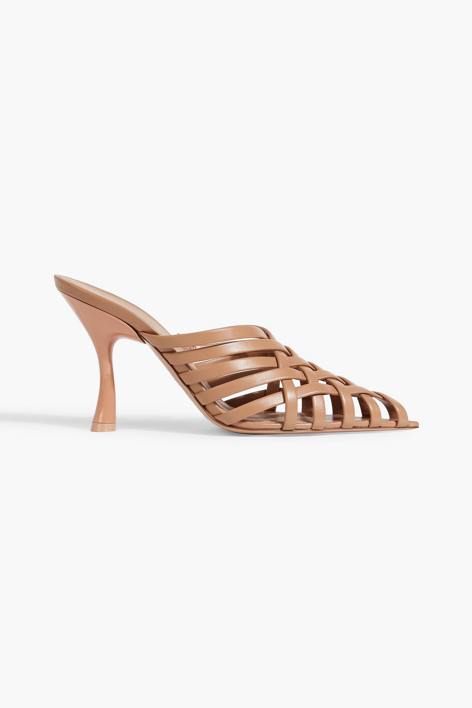 Whitney 90 woven leather mules