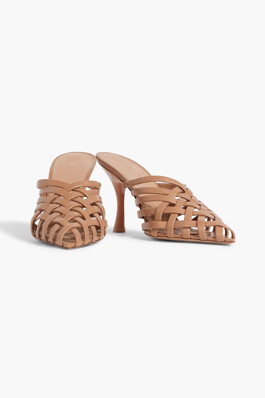 MALONE SOULIERS Whitney 90 woven leather mules