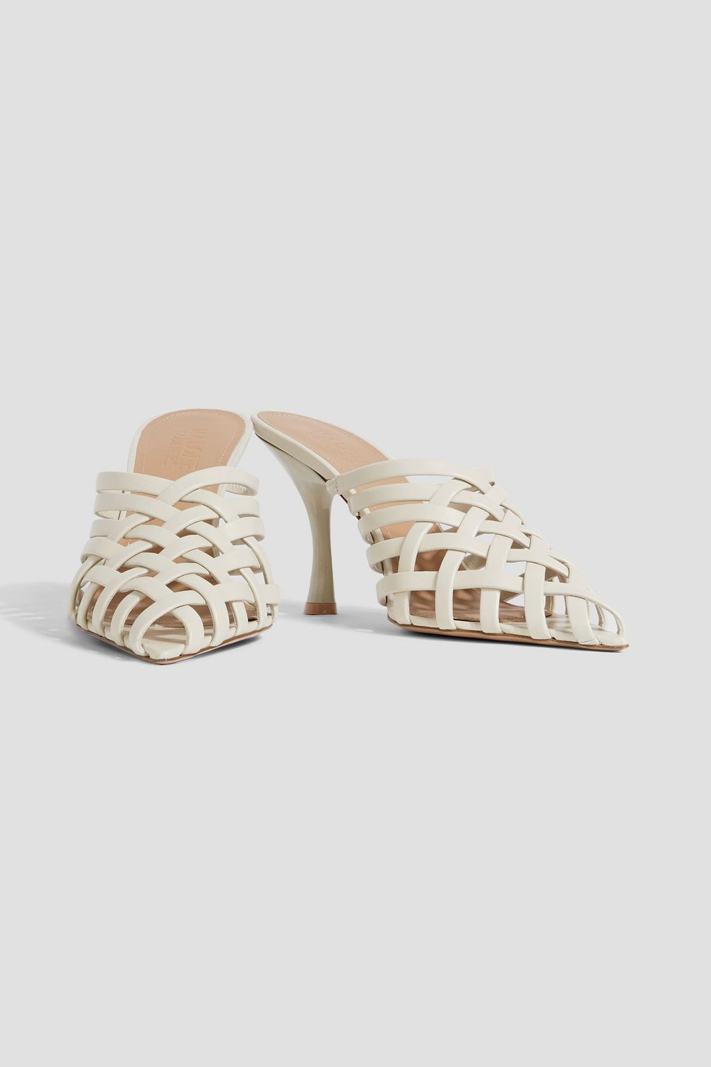 MALONE SOULIERS Whitney 90 woven leather mules