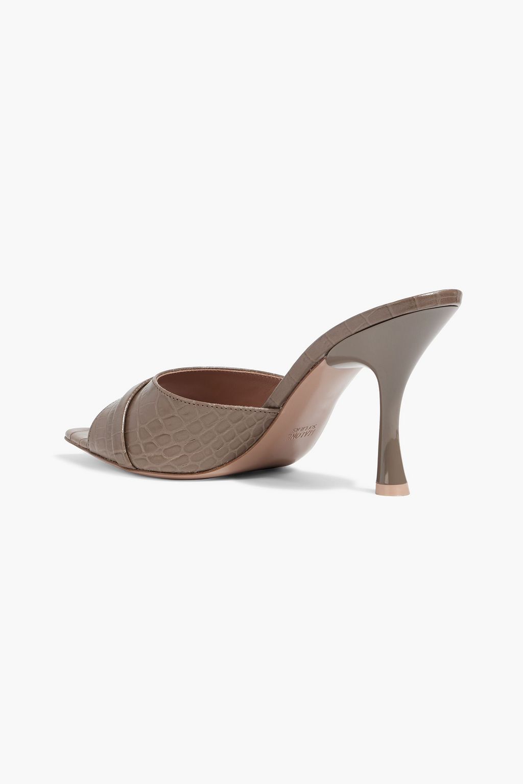 MALONE SOULIERS Julia 90 croc-effect leather mules