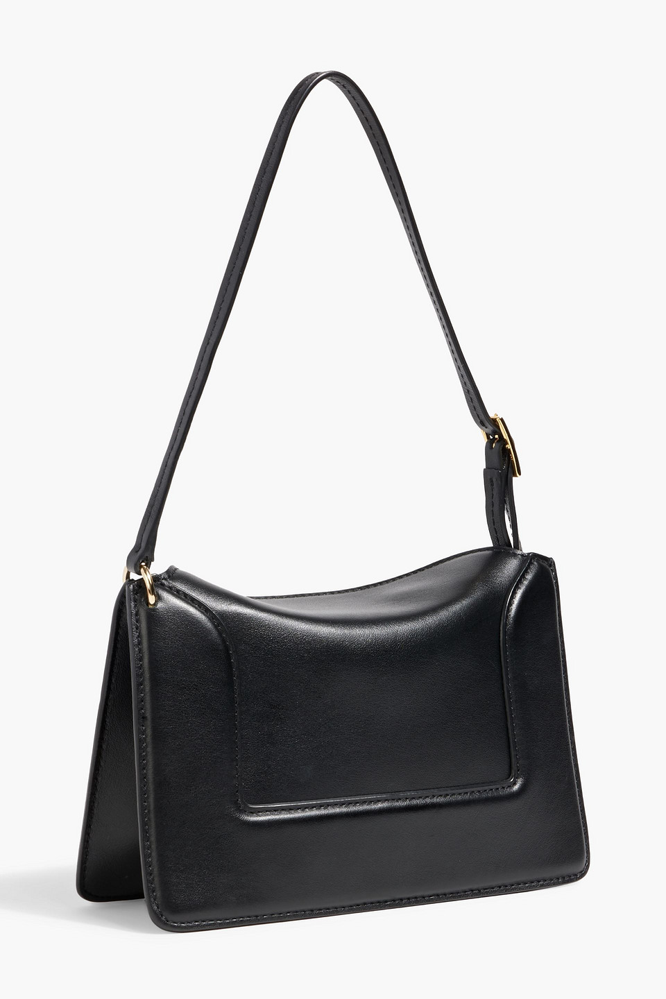 Wandler Penelope Micro Leather Shoulder Bag In Black